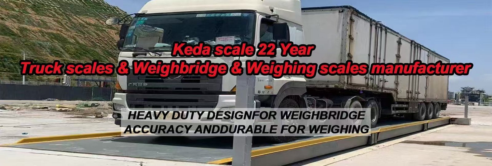 Global supplier of precision electronic truck scales and weighbridges