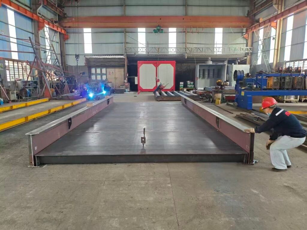 I-Beam Structure Galvanized Steel Electronic Truck Scale