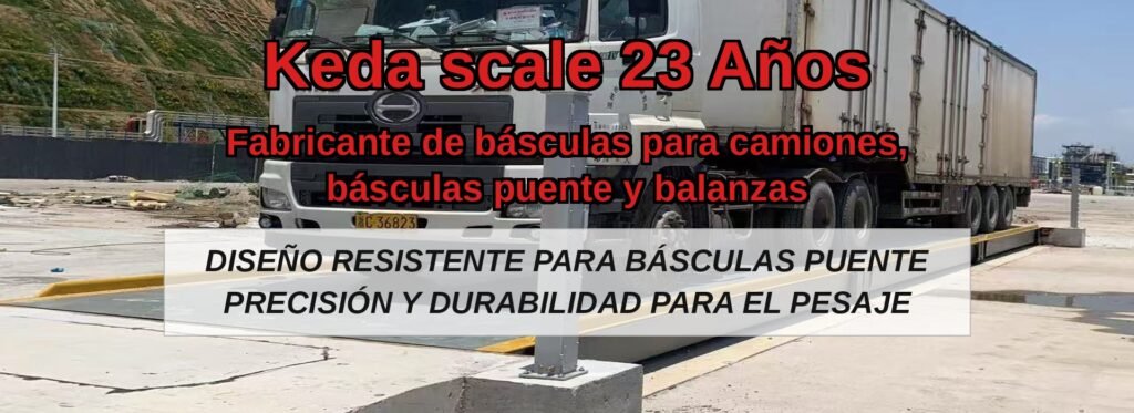 bascula para camiones pesada